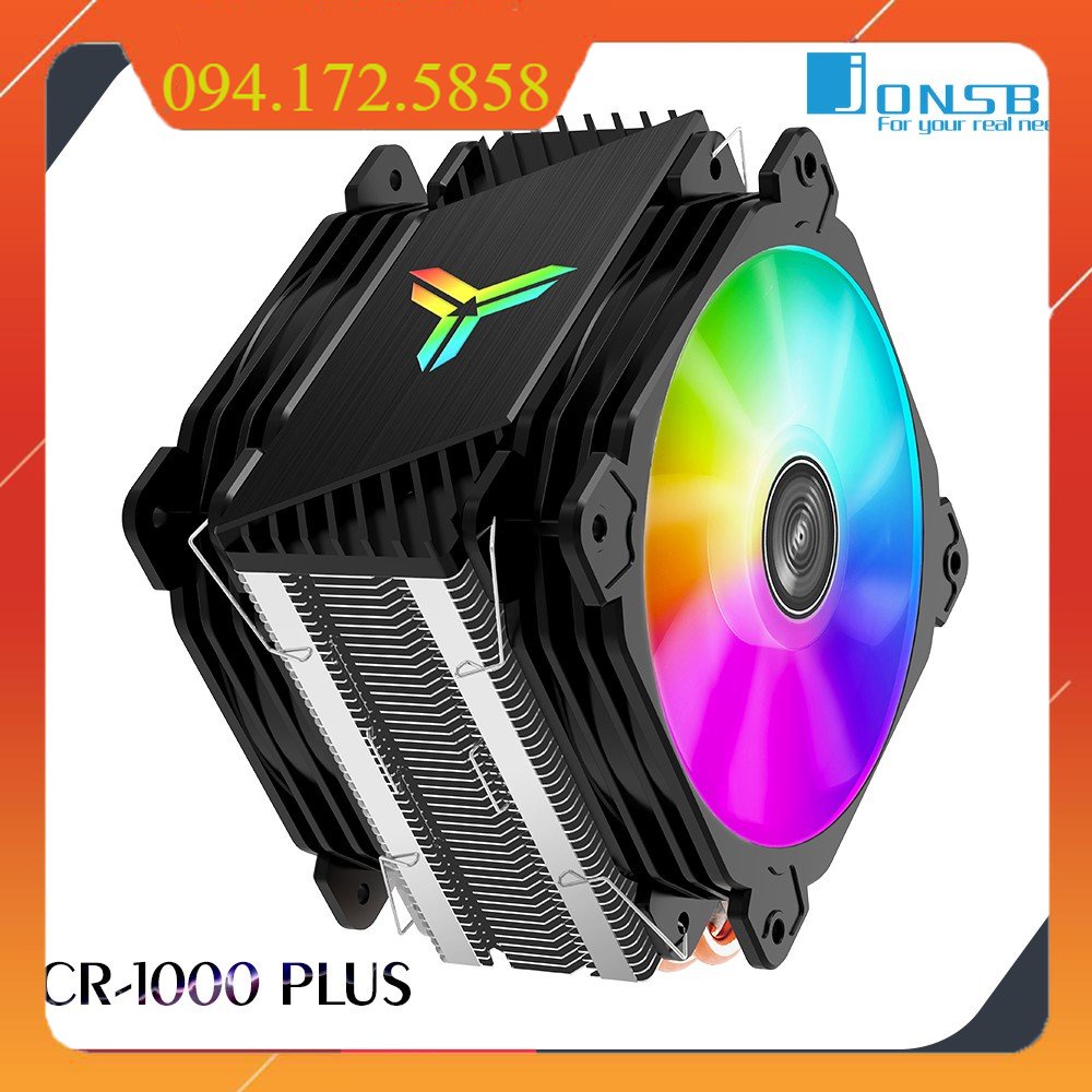 Giá siêu rẻ Tản Nhiệt Khí, Tản Nhiệt CPU Jonsbo CR1000 Plus - 2 Fan 4 Ống Đồng - Tặng kèm keo tản nhiệt