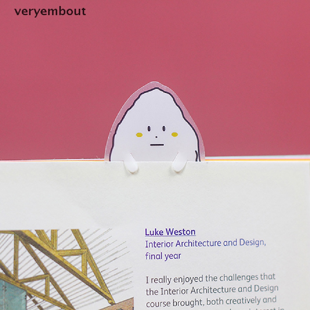 Set 5 Thẻ Đánh Dấu Trang Sách Bằng Giấy Họa Tiết Hoạt Hình