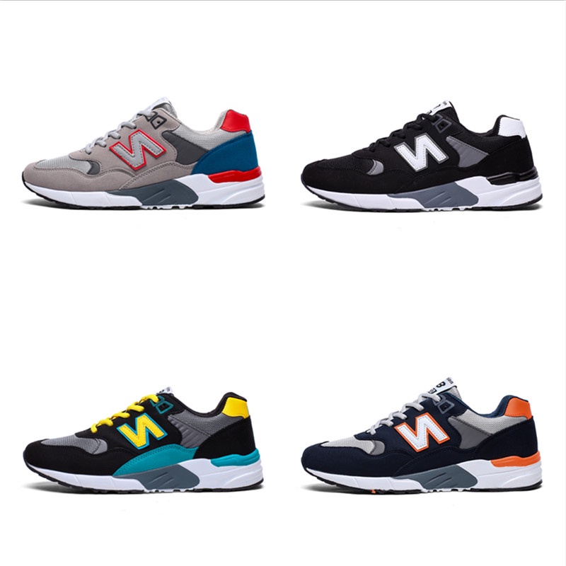 Giày Thể Thao Phối Lưới Thoáng Khí Chống Trượt Thời Trang Cho Nam Và Nữ