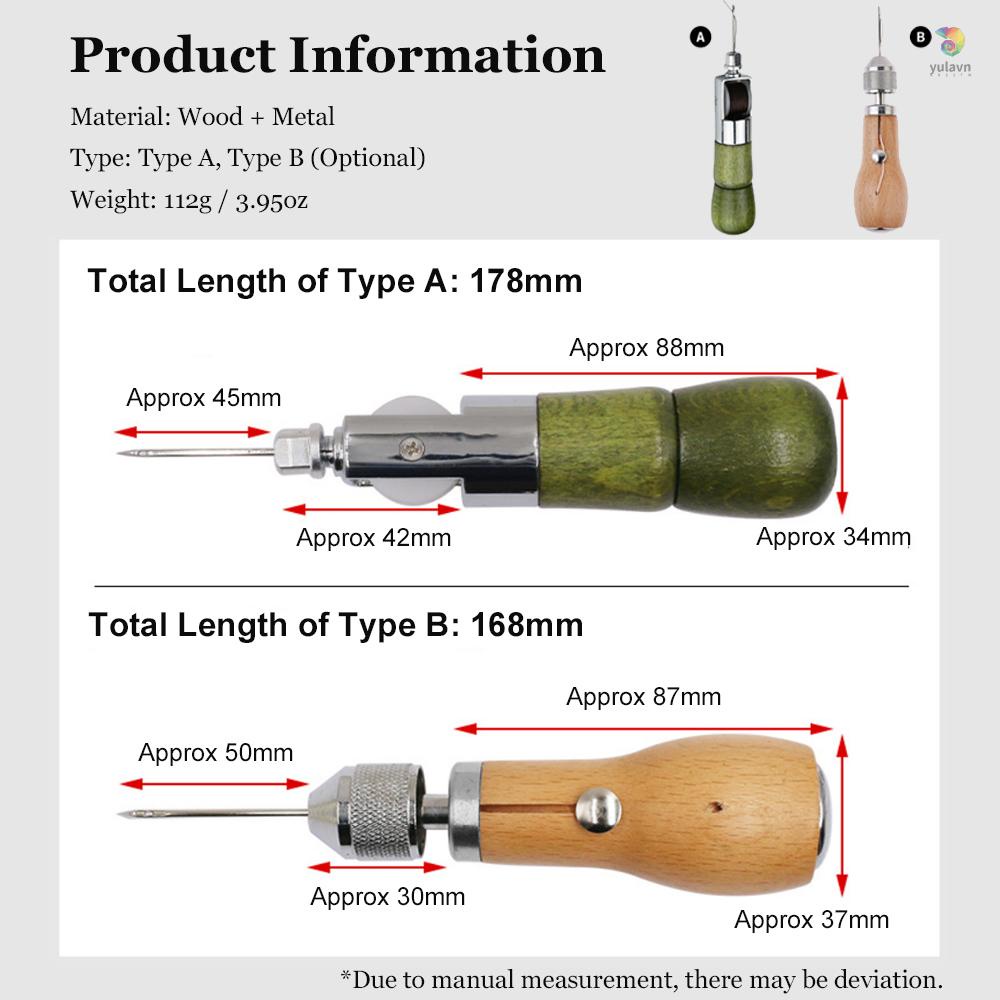 Bộ Dụng Cụ May Vá Đồ Da Kèm 1 Cuộn Chỉ Sáp
