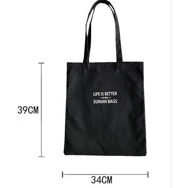 Túi xách vải unisex túi tote bag canvas dày xịn có khóa kéo và ngăn trong totebag cặp đi học giá rẻ  Totte.Store T06