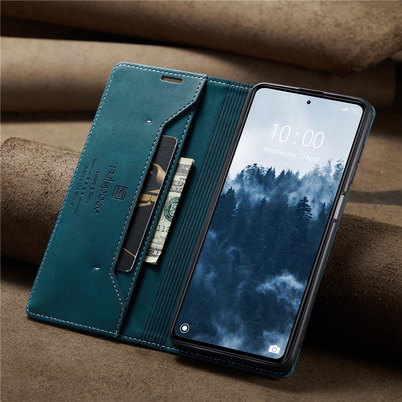 Ốp Điện Thoại Da Kiểu Ví Lật Có Đế Cho Redmi Note 12 11 10 9 8 Pro 11s 10s 9s Xiaomi 13 Pro Lite
