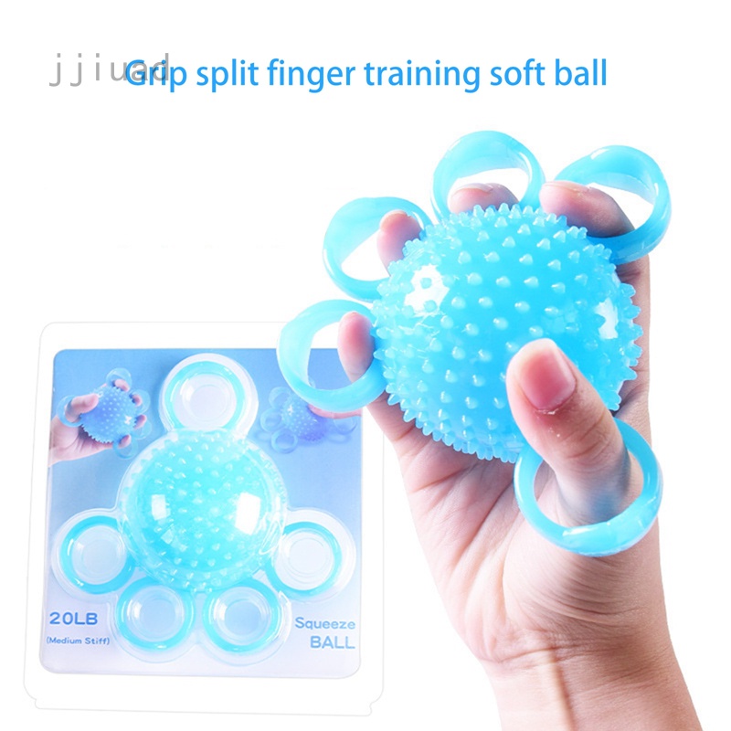 Jjiuad TPR Bóng Mềm Mại Tập Lực Nắm Ngón Tay Chuyên Dụng