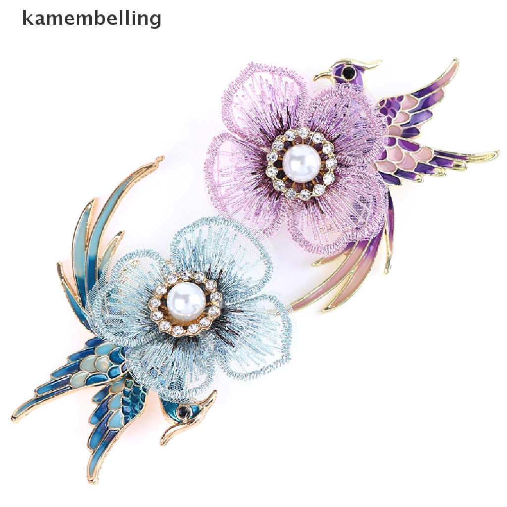 1 Trâm Cài Áo Hình Chim Công Đính Đá Thời Trang