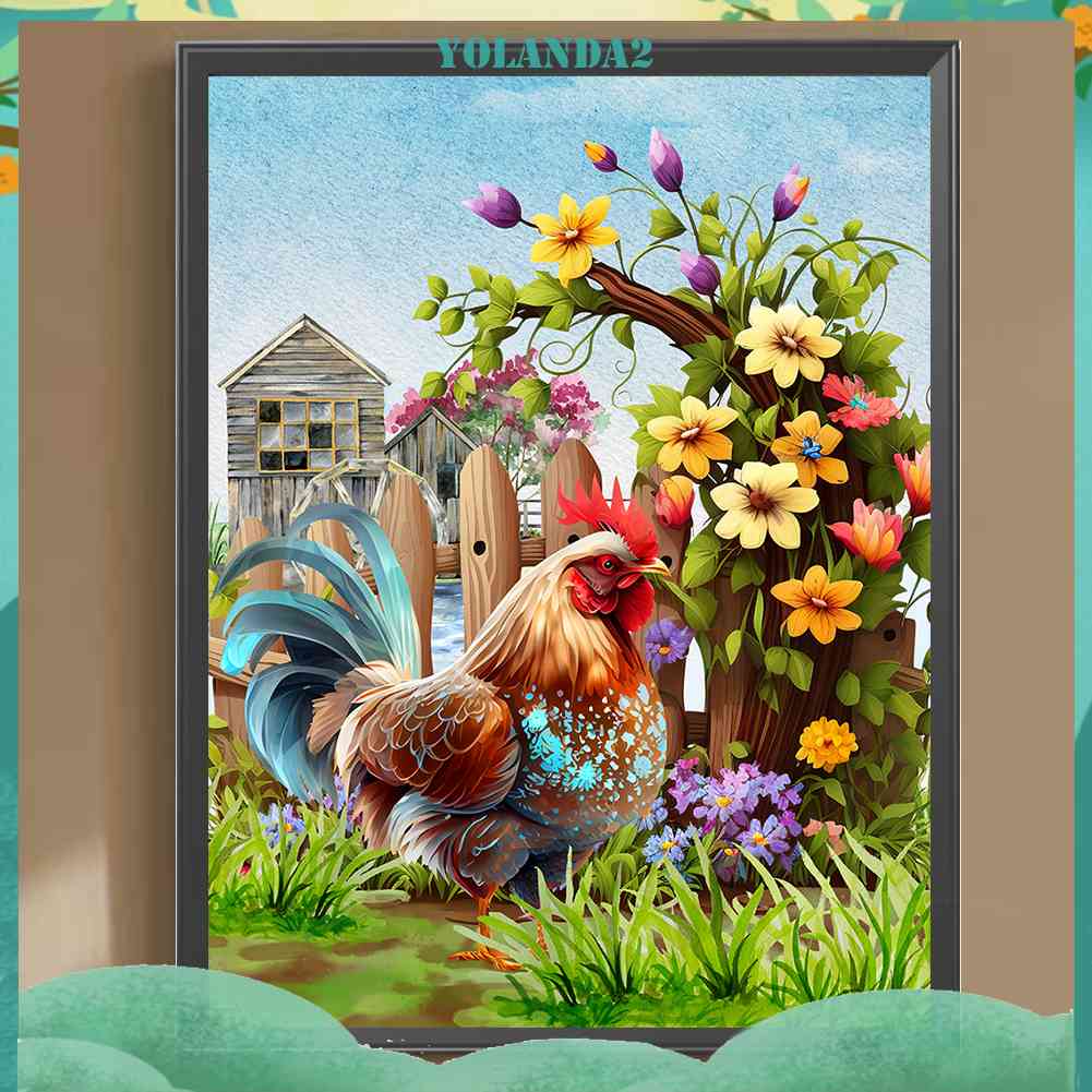 Tranh Đính Đá Kim Cương Toàn Bộ 5D DIY Hình Vẽ Nghệ Thuật Trang Trí Nhà Cửa