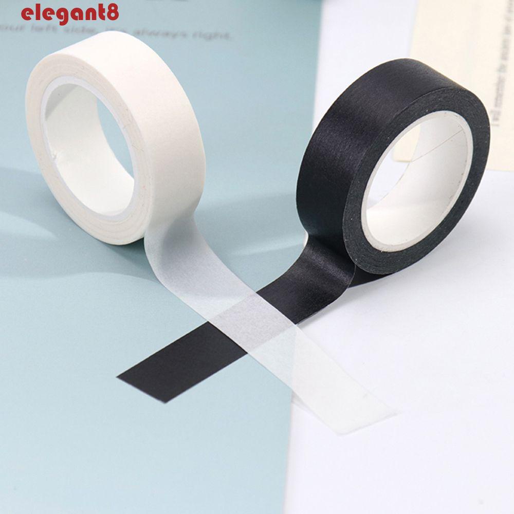 Cuộn Băng Keo Dán Trang Trí Sổ Tay DIY Màu Trắng Đen Đa Năng