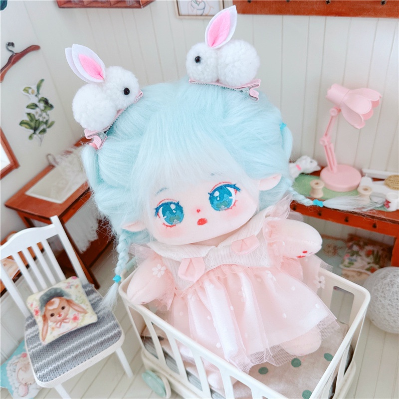 Búp Bê Nhồi Bông 20cm Kèm Quần Áo Chất Lượng Cao