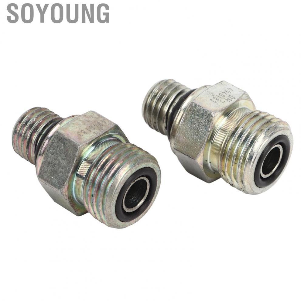 Soyoung Turbo Oil Feed Connectors Joints Leakage Proof High Strength Temperature Resistance 4940183 for Car