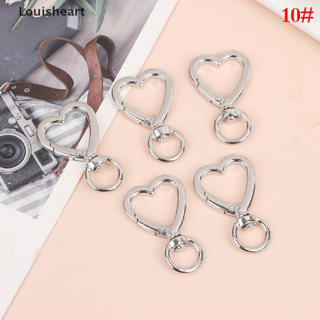 Bộ 5 Móc Khóa Hình Trái Tim Louisheart TFG