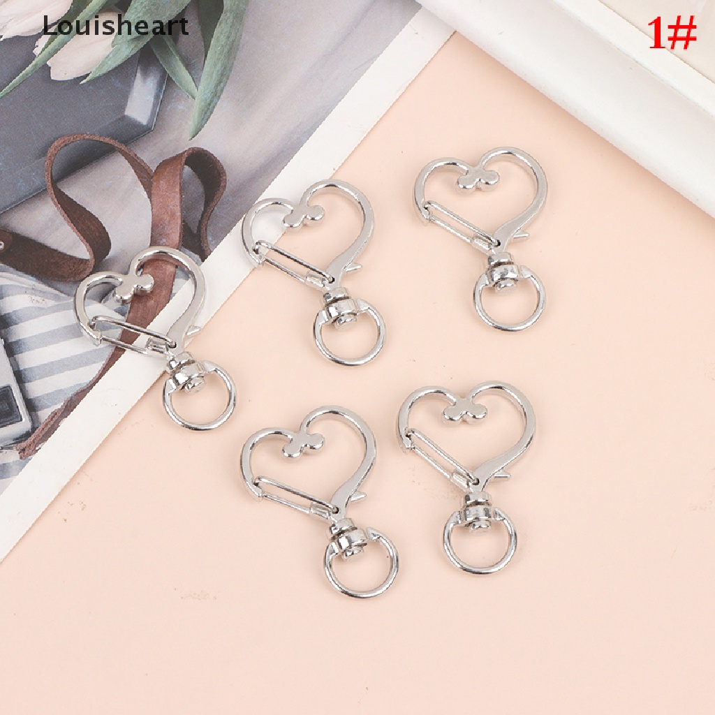 Bộ 5 Móc Khóa Hình Trái Tim Louisheart TFG