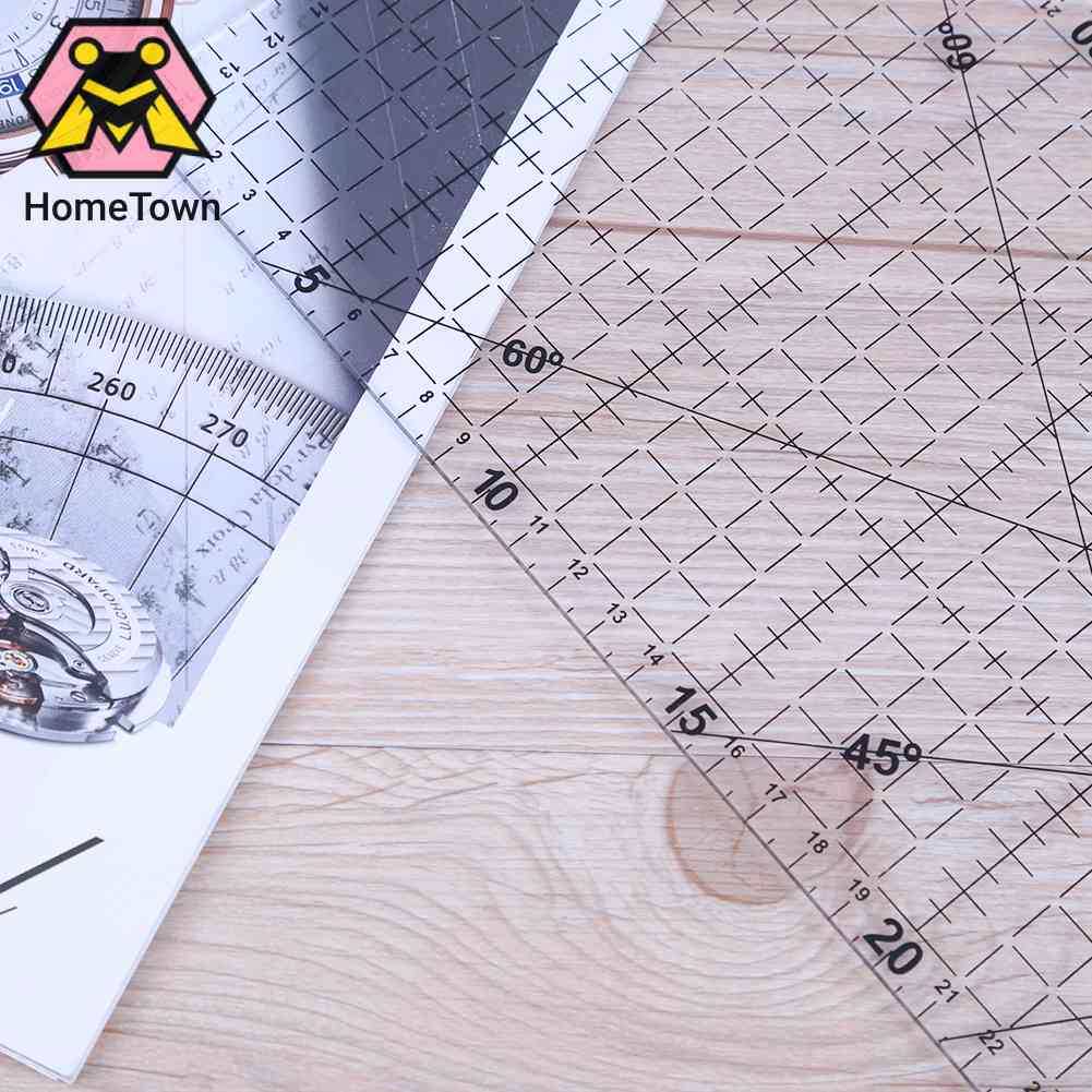 Thước Hình Tam Giác Dày Cỡ Lớn 30X15Cm Chuyên Dùng Trong May Vá