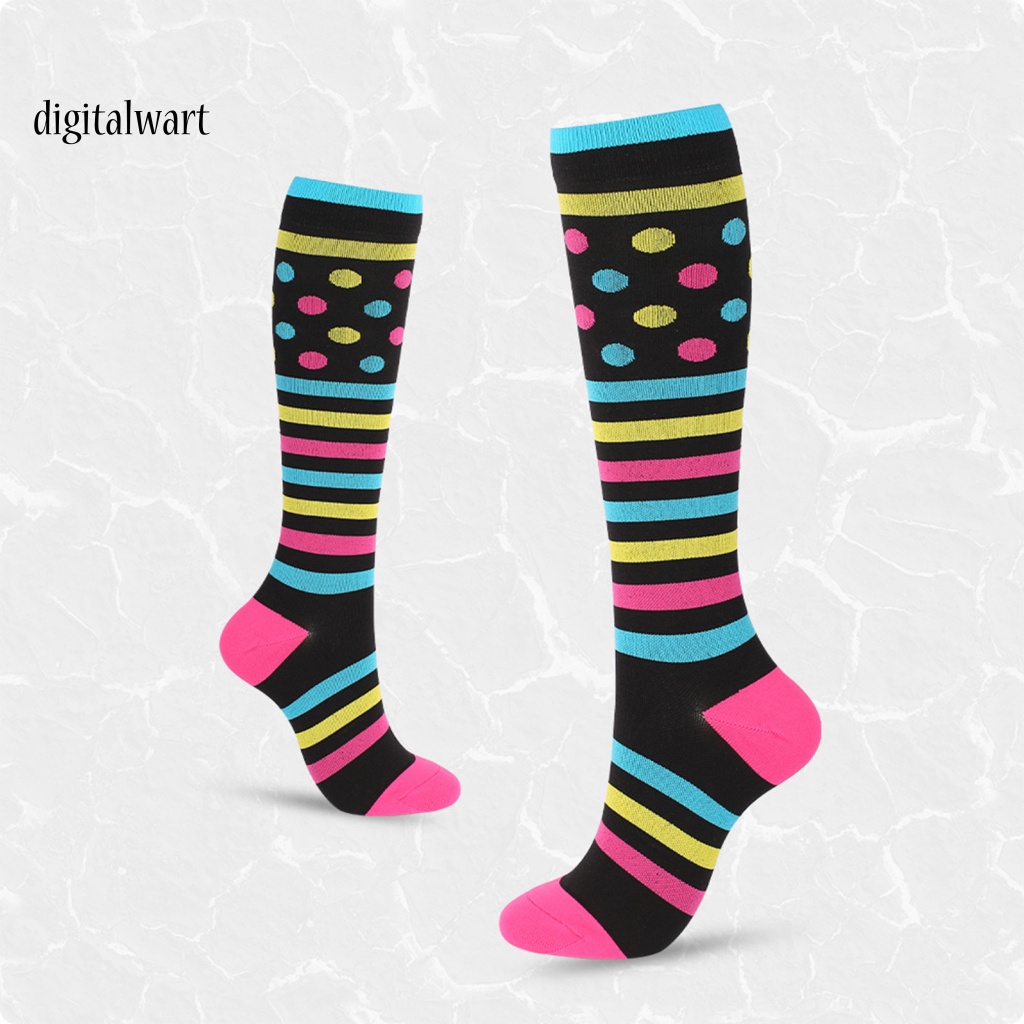 Kỹ Thuật Số| 1 Đôi Tất Thể Thao Dài Thoáng Khí Mềm Mại Chống Sốc In Họa Tiết Thời Trang Cho Nam Và Nữ
