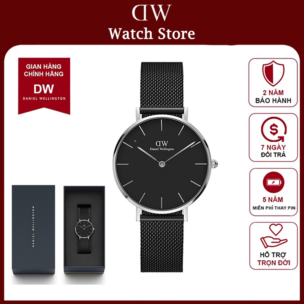 Đồng Hồ Nữ Daniel Welington Classic Petite Ashfield Silver DW Chính Hãng - Daniel Store .