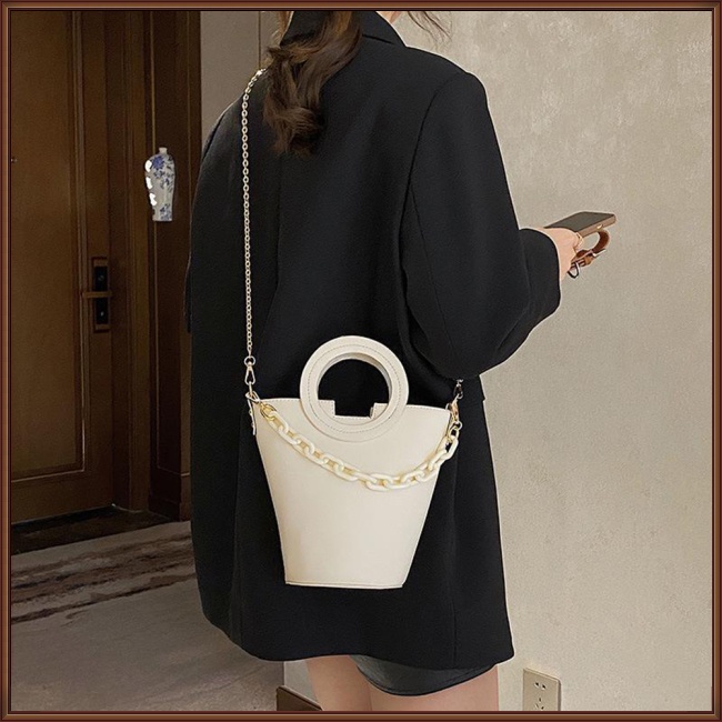 Túi Đeo Chéo Màu Sắc Thời Trang Sức Chứa Lớn Cho Nữ