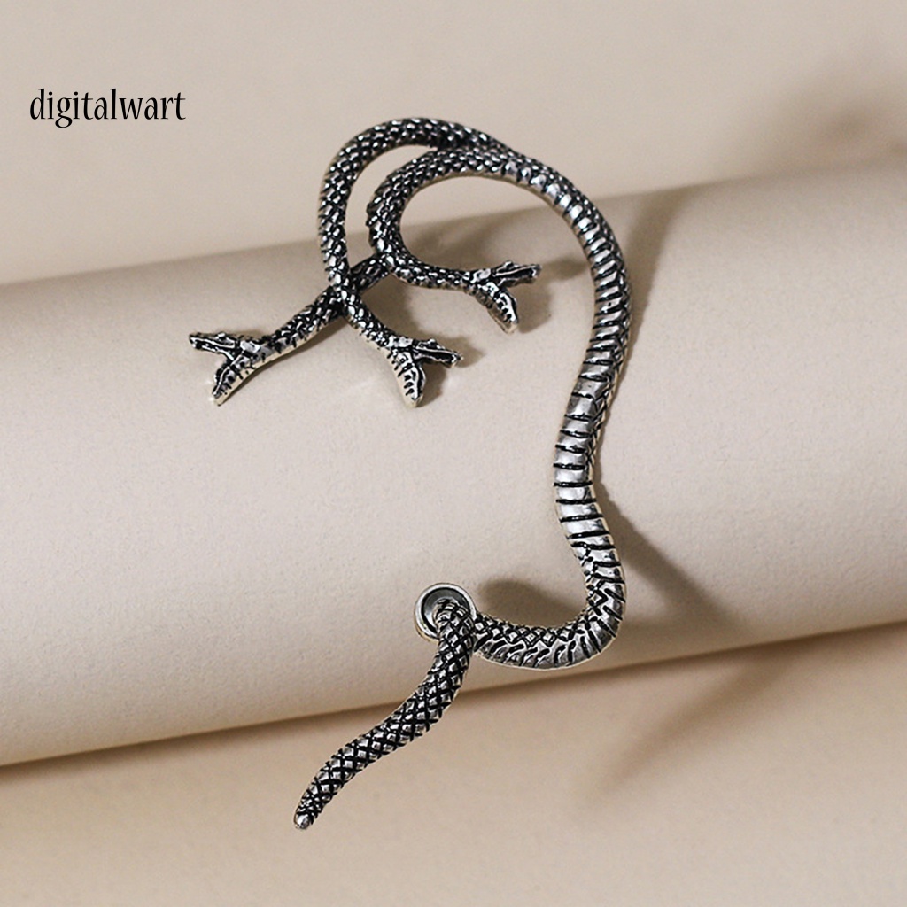 Kỹ Thuật Số| 1 Khuyên Vành Tai Hình Rắn Phong Cách Punk Vintage Thời Trang