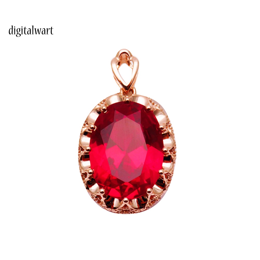 Kỹ Thuật Số| Vòng cổ HợP Kim ĐíNh Đá HìNh Oval Xinh XắN