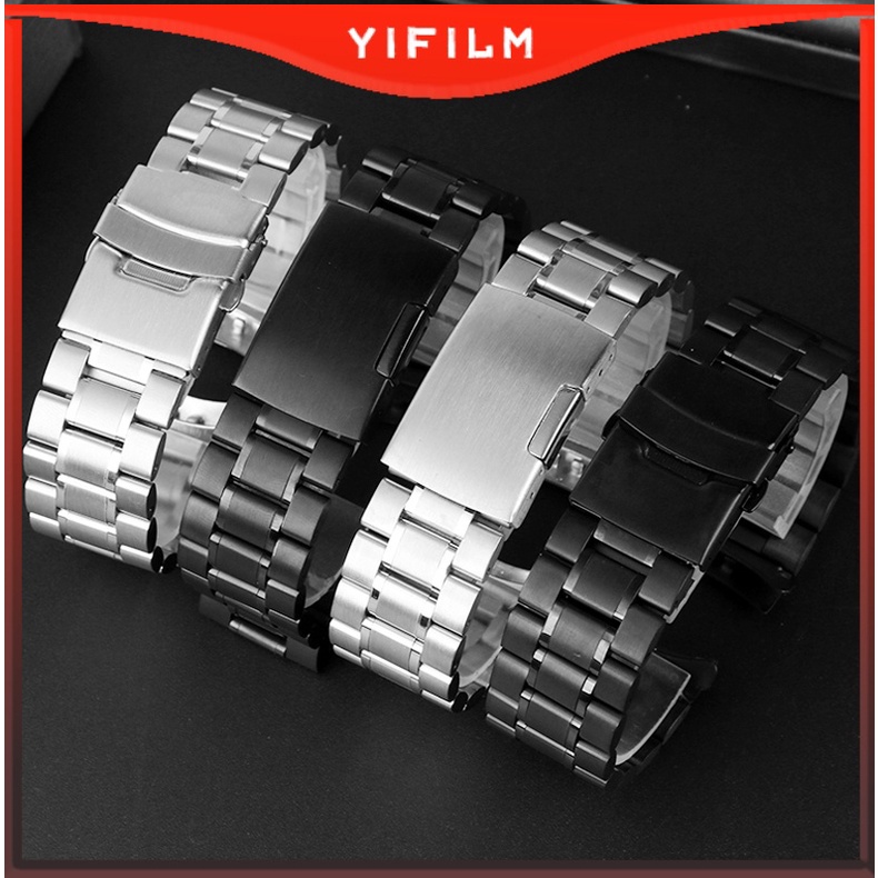 YIFILM Dây Đeo Đồng Hồ Bằng Thép Phù Hợp Cho Casio EFR303L EFV-540 500 EFS-S510 MTP1375