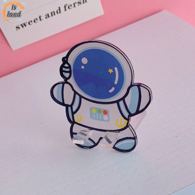 [IS] Giá Đỡ Điện Thoại Để Bàn Bằng Acrylic Trong Suốt Họa Tiết Hoạt Hình Sáng Tạo Có Thể Tháo Rờ