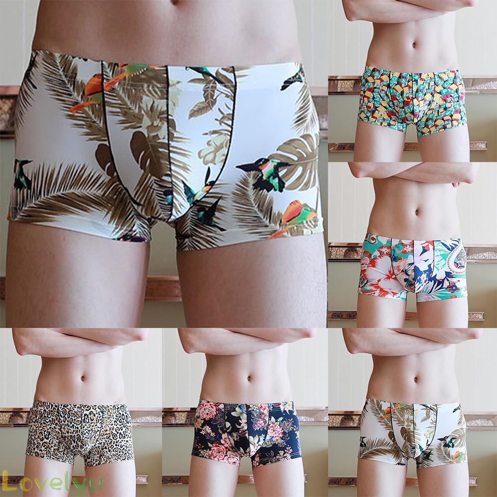 ⭐2023 ⭐Boxer Shorts Men Leopard Print Bulge Enhancing Pouch Underpants Men Shorts Slips