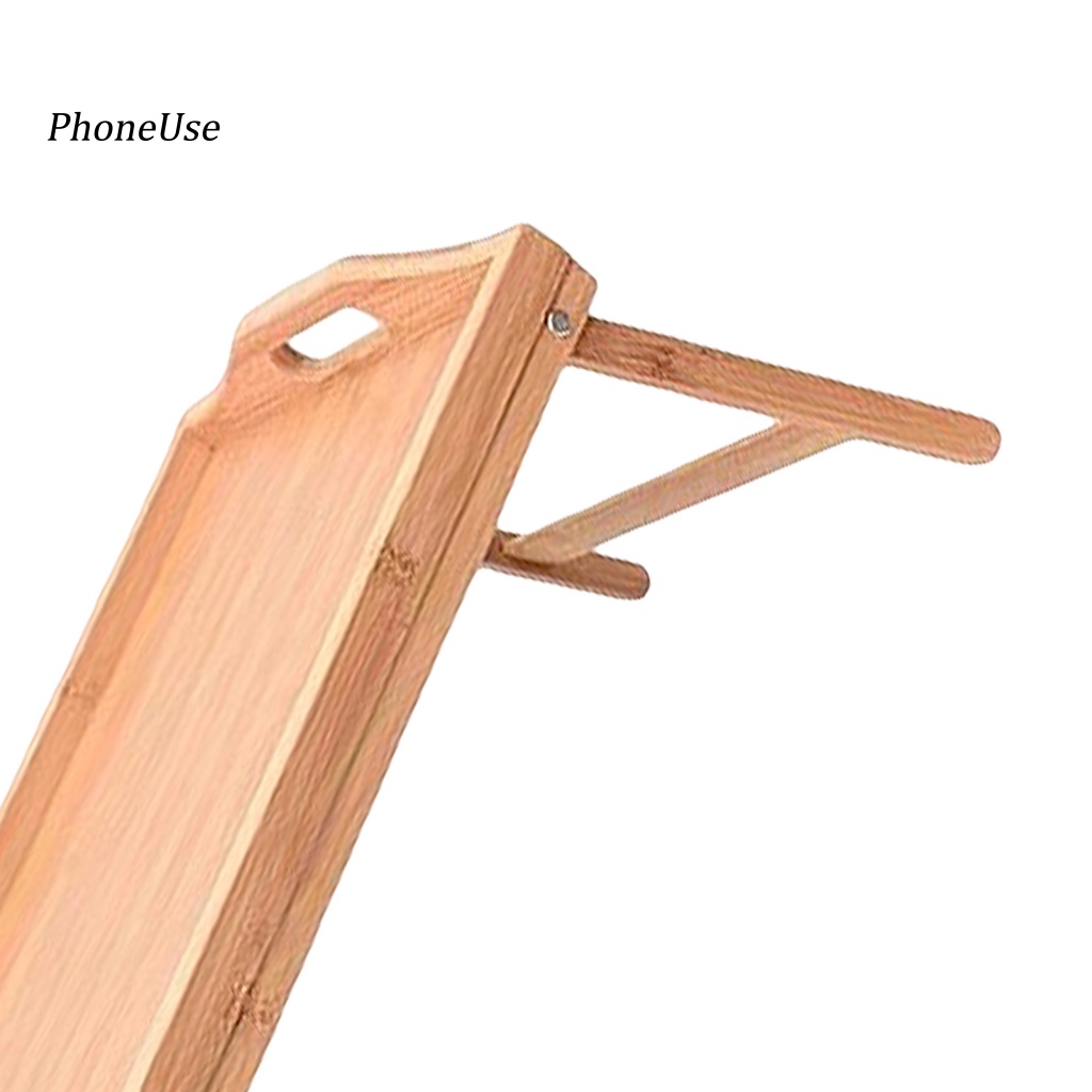 Bàn Gấp Bằng Tre Tự Nhiên Cứng Cáp Chịu Lực Tốt Đa Năng Có Tay Cầm Dành Cho Cắm Trại Ngoài