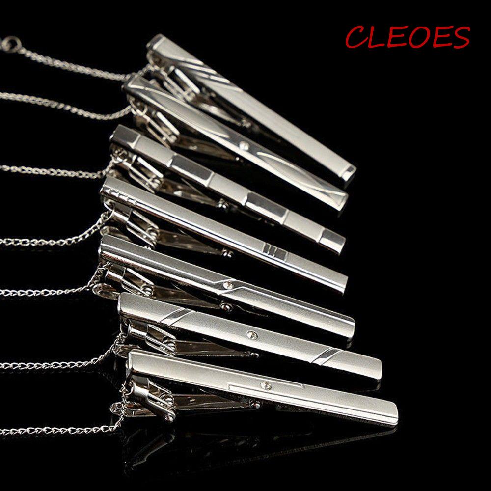 Cà Vạt CLEOES Quà Tặng Phong Cách Thanh Lịch|Kẹp Cài Áo Kim Loại Nhiều Kiểu Dáng Đơn Giản Cho Nam