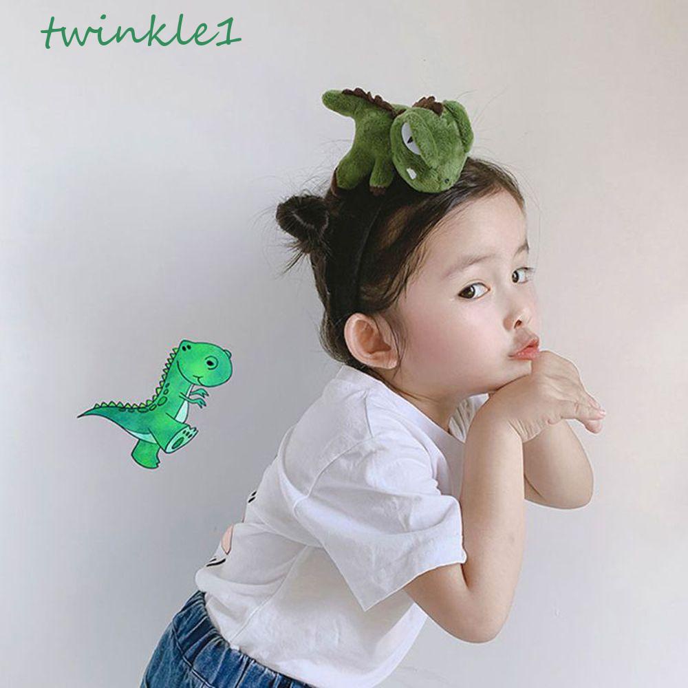 Băng Đô Cài Tóc Đính Thú Bông Hoạt Hình Lấp Lánh Đơn Giản Cho Nữ