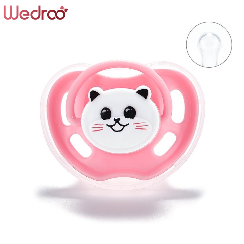 Wedroo Phim hoạt hình siêu mềm Silicone Baby Teether/BPA Free/Baby núm vú giả