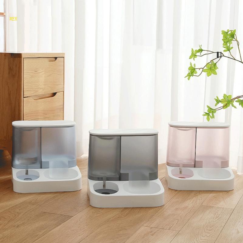 Bát Đựng Nước Uống Tự Động 2 Trong 1 Cho Mèo