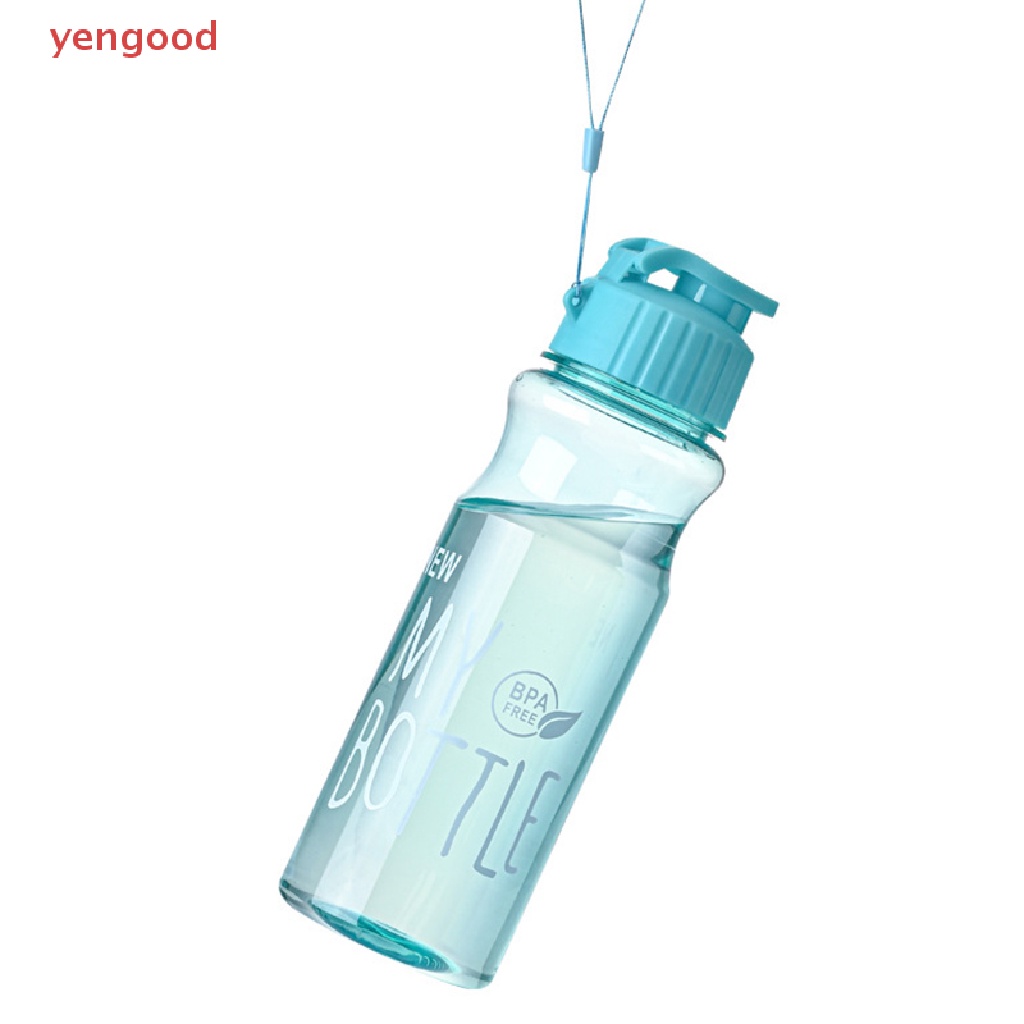 Bình Nước Thể Thao 650ml Bằng Nhựa Chống Rơi Tiện Dụng