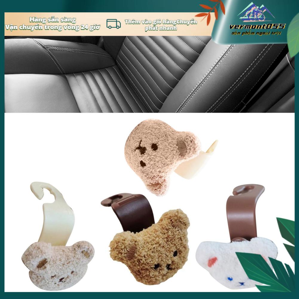 Vermont055 Móc Ví Ô Tô Phong Cách Gấu Nhỏ Dễ Dàng Gắn Nhựa An Toàn  Chất Liệu Mềm Mại Treo Gối Tựa Đầu Cho Xe Túi Bình