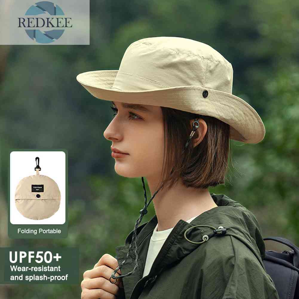 Mũ Tai Bèo Thể Thao Unisex Bằng Polyester Thoáng Khí Chống Tia UV Có Thể Gấp Gọn