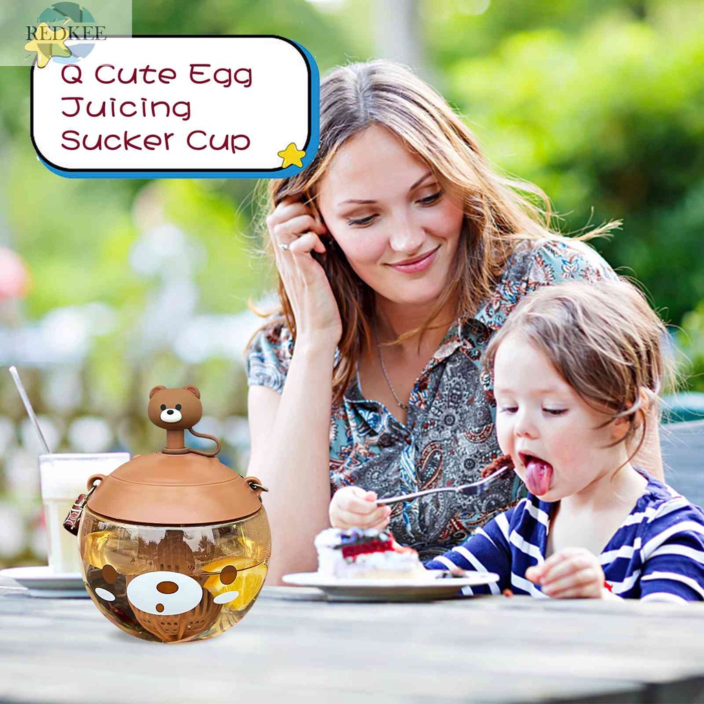 Bình Nước Thể Thao 850ml Chống Rò Rỉ Họa Tiết Dễ Thương