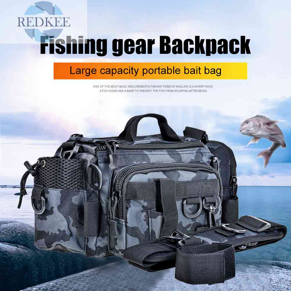 Túi Đeo Hông Đựng Dụng Cụ Câu Cá Họa Tiết Rằn Ri