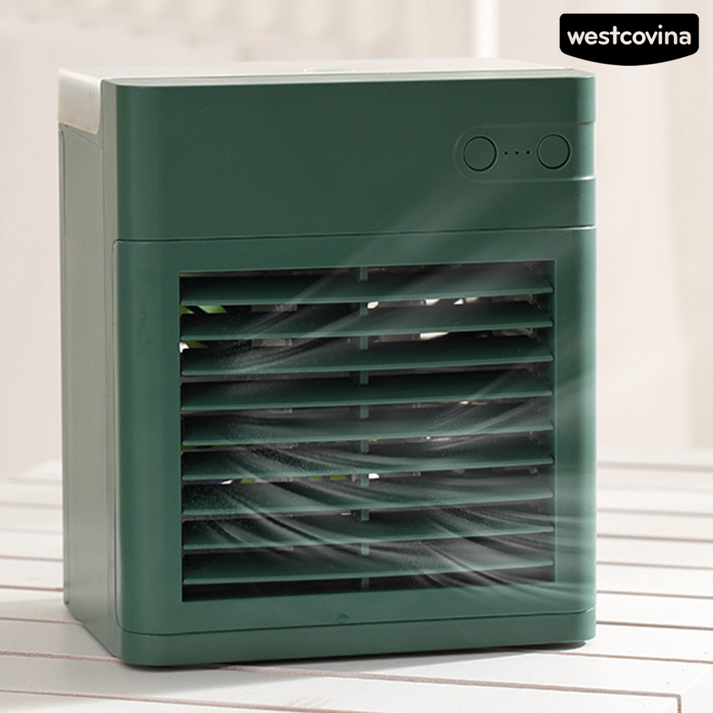 W🅢Quạt Phun Sương Làm Mát Không Khí Dung Tích Lớn 2 Màu Tùy Chọn