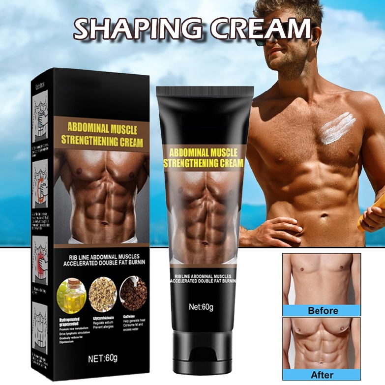 Abs Sculpting Cream Muscle Belly Tightening for Men Body Shaping Slimming