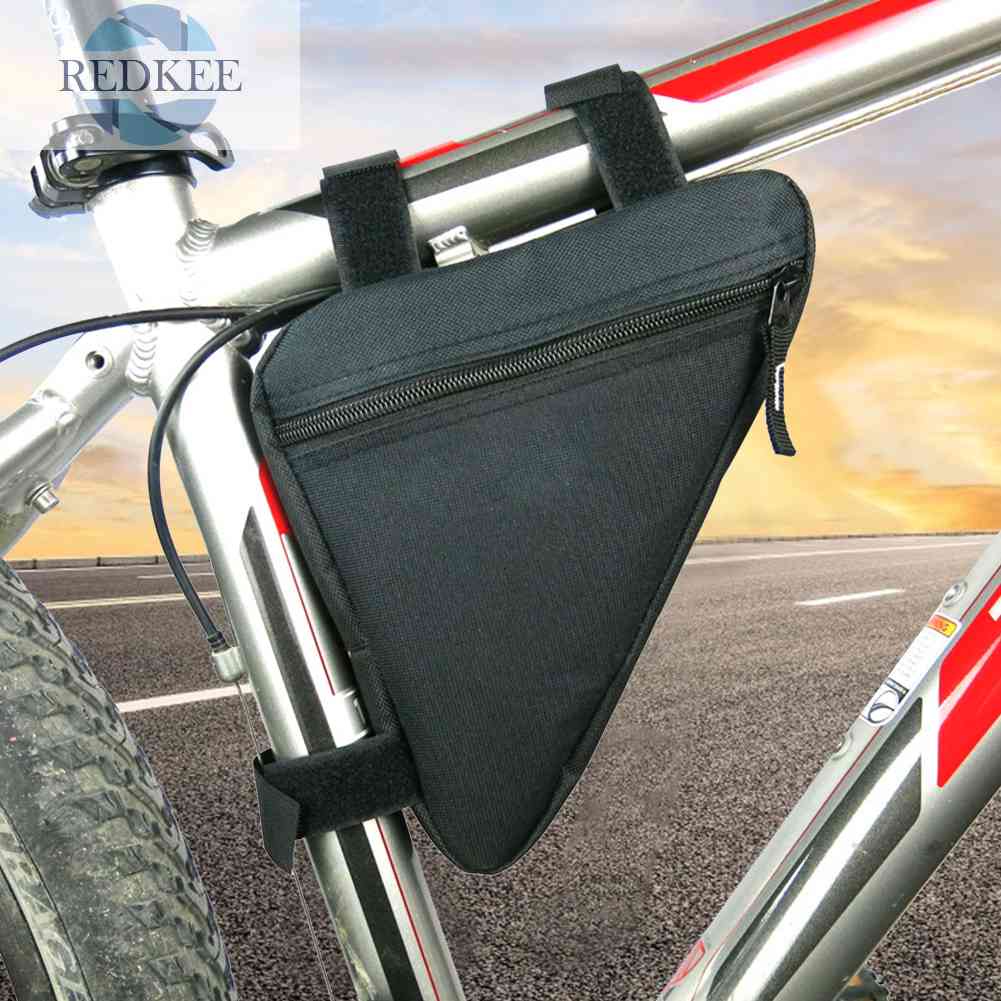 Túi Tam Giác Đựng Vật Dụng Chống Mài Mòn Gắn Khung Trước Xe Đạp Leo Núi