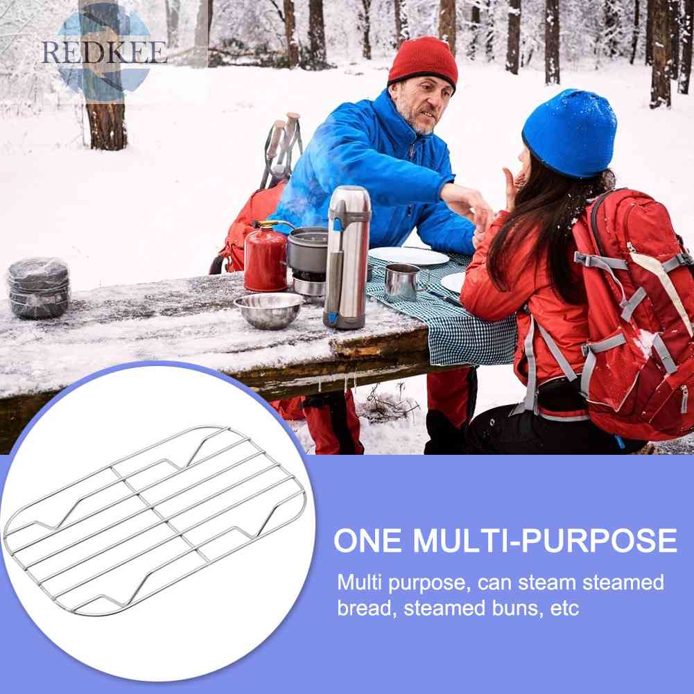 Hộp Đựng Cơm Trưa Bằng Thép Không Gỉ Tiện Dụng Mang Theo Du Lịch Cắm Trại