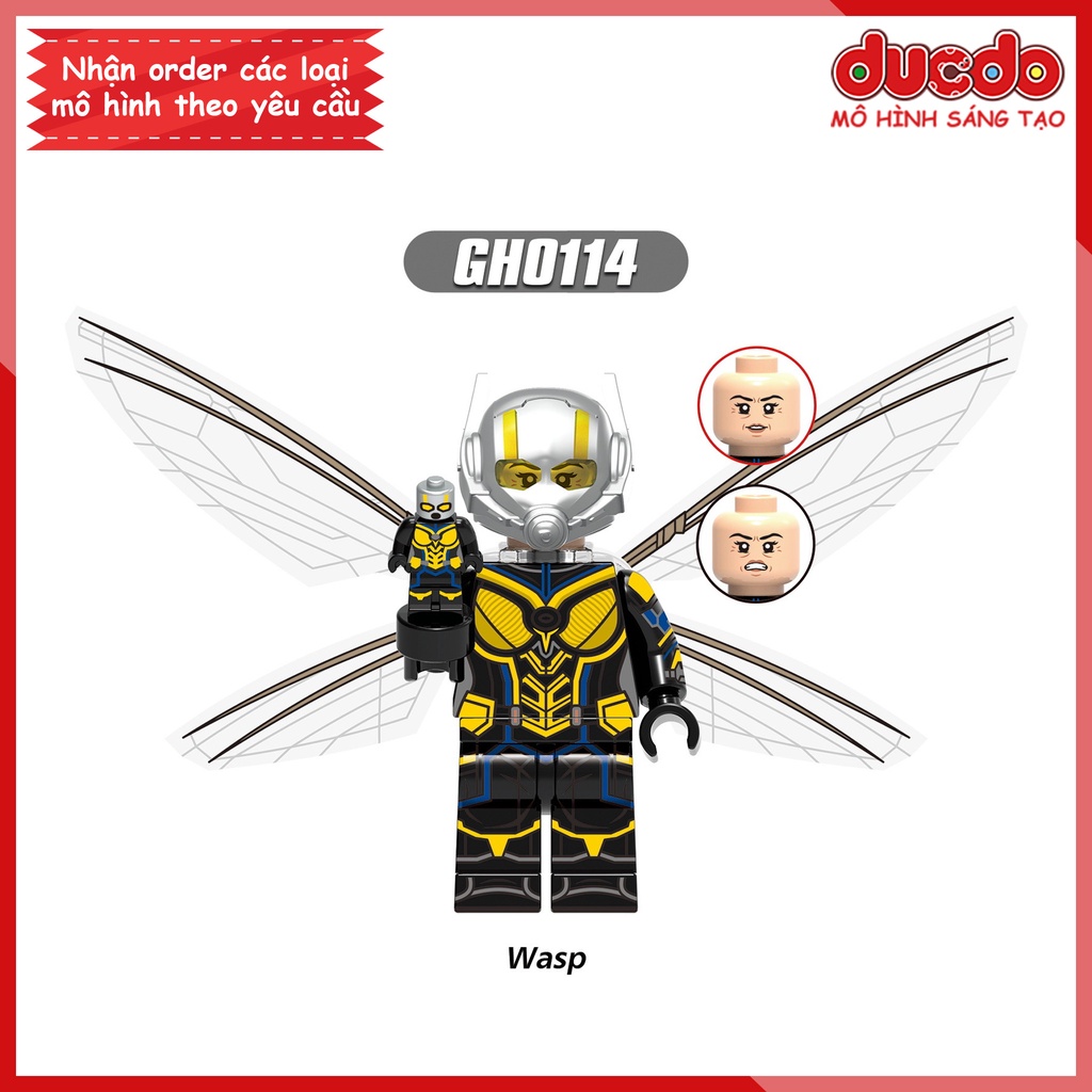 Minifigures nhân vật trong Người Kiến và Chiến binh Ong - Đồ Chơi Lắp Ghép Xếp Hình Mini Mô hình Iron Man XINH G0115