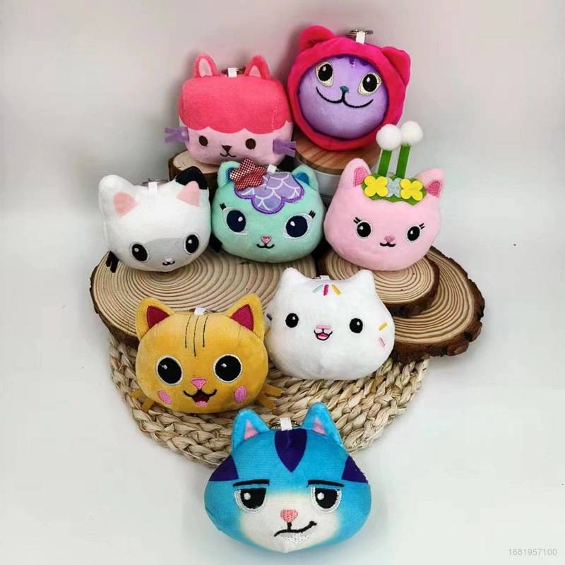 Búp Bê Nhồi Bông Hình Mèo Ngồi Trên Bánh Kem SY2 YS2