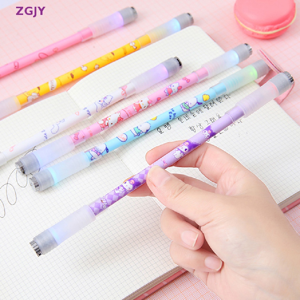 Bút Bi Mực Gel Ngòi 0.5mm Có Đèn Led ZGJY Dễ Thương Mới