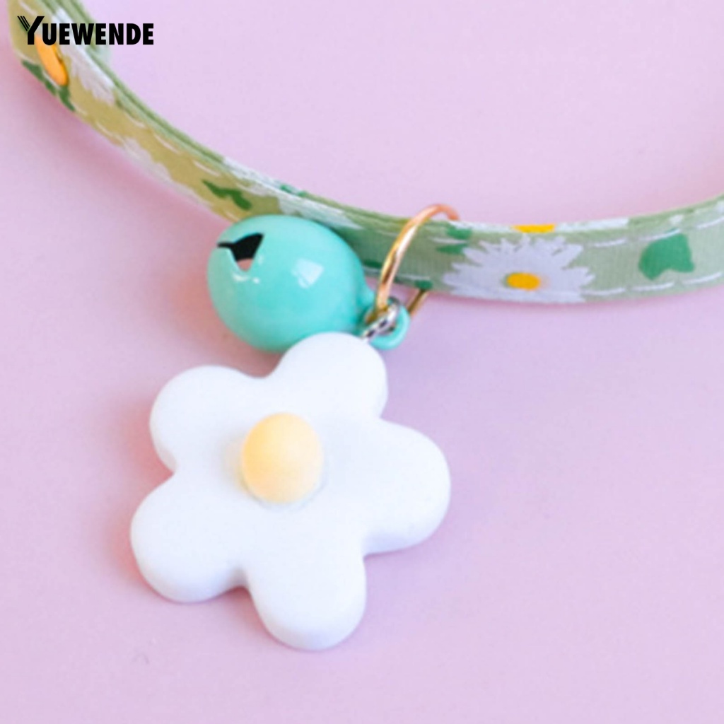 Ye.b Vòng Cổ Thủ Công Mịn Màng Có Chuông Sành Điệu Dành Cho Chó Mèo