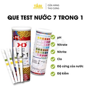 50 que test 7 trong 1 - que kiểm tra chất lượng nước hồ cá, bể cá loại tốt