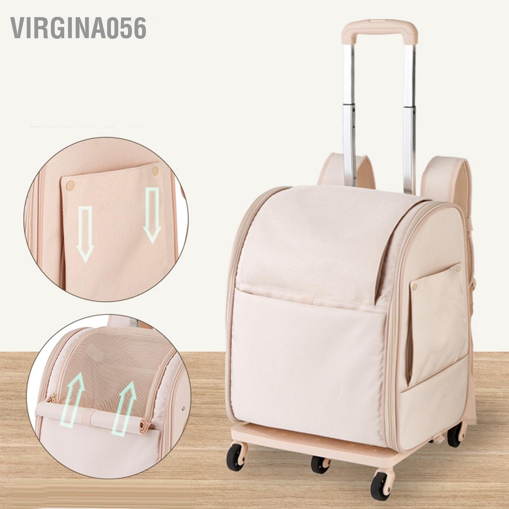 Virgina056 Túi Du Lịch Cho Thú Cưng Di Động Đa Năng Thoáng Khí Chó Đi Ngoài Trời
