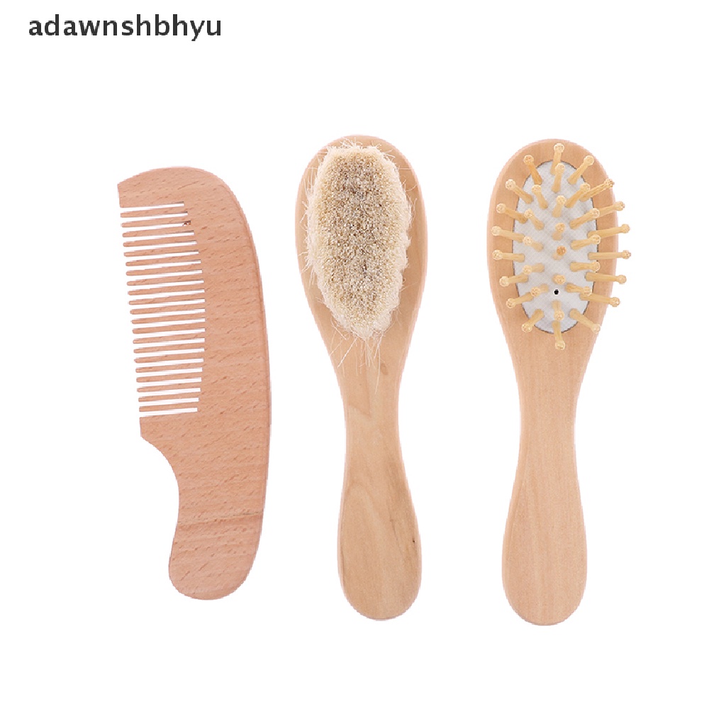 Bộ Lược Chải Tóc Mềm Mại Mát Xa Da Đầu Thoải Mái Cho Trẻ Sơ Sinh