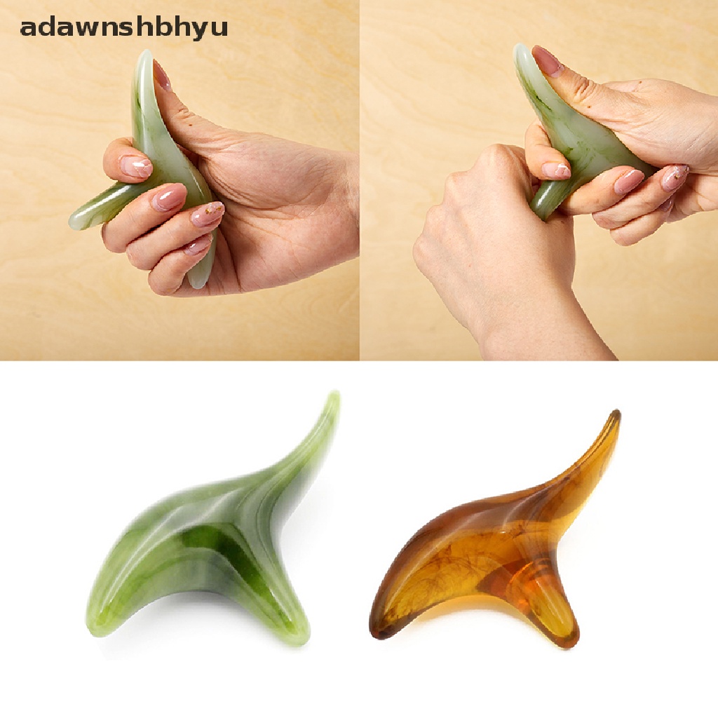 1 Dụng Cụ Massage Chân Hình Tam Giác Bằng Nhựa Resin Hổ Phách