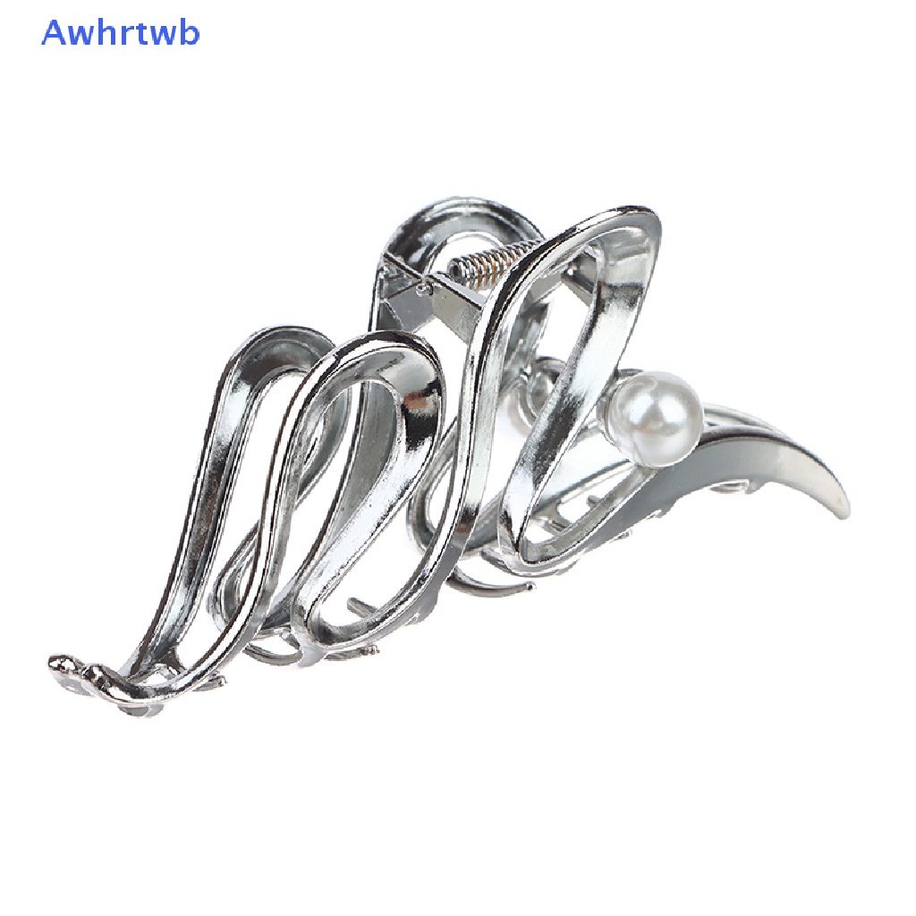 1 Kẹp Tóc Kim Loại Thiết Kế Bất Đối Xứng Thanh Lịch Cho Nữ Mới