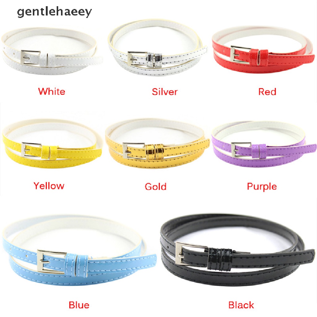 Thắt Lưng Da Pu Khóa Hình Nơ Dáng Ôm Thời Trang Cho Nữ