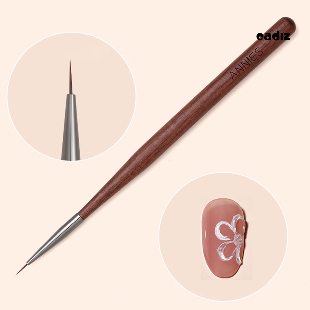Cọ Vẽ Trang Trí Móng Tay Nghệ Thuật Bằng Lông Mềm Mại Không Phai Màu Có Thể Tái Sử Dụng
