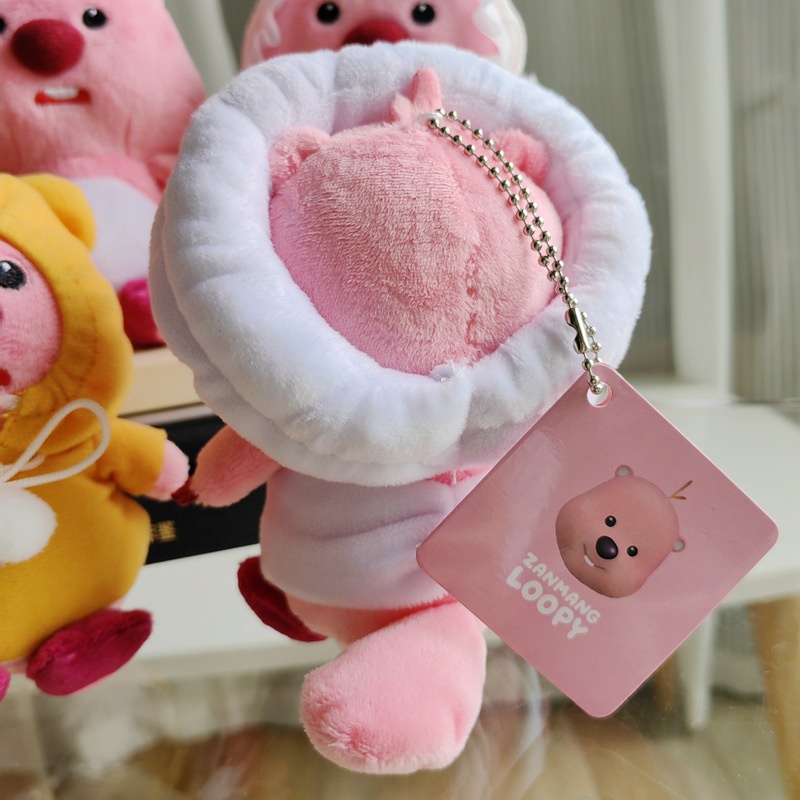 Dễ Thương Móc Khóa Hình Thú Nhồi Bông Xinh Xắn Đáng Yêu