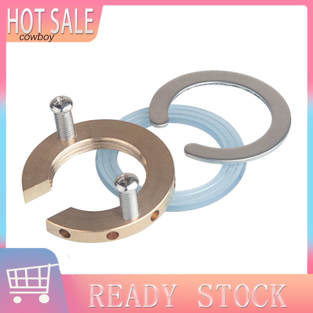 Bò Sữa| 1 Bộ Đai Ốc Khóa Cố Định Vòi Nước Chống Nghẹt Bằng Đồng Cho Nhà Tắm